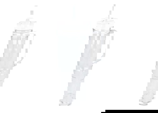 Miami mug with handle Transparent 1.2 L R-PET - Transparent / White