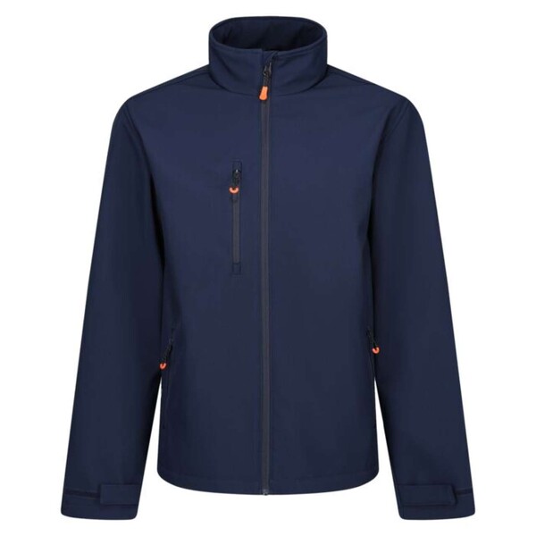 Thermogen Powercell 5000 Heated Softshell Jacket - Navy / Magma / L