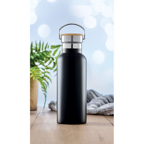 Double wall flask 500 ml Helsinki - White