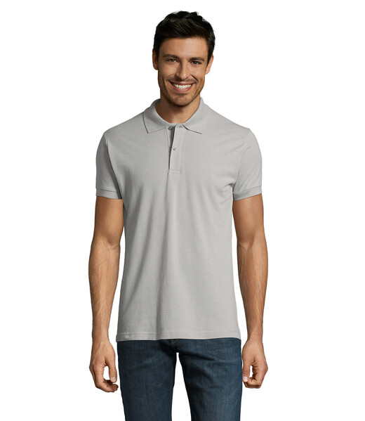 PERFECT MEN Polo homen 180g - Cinza Puro3XL