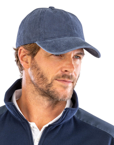 Result Pure Cotton Vintage Cap - Vintage Grey / ONE SIZE