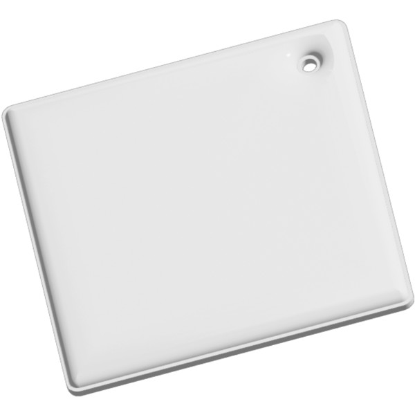 Colgante de PVC reflectante en forma de diamante grande H-20 "RFX™" - Blanco
