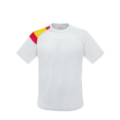 T-SHIRT BANDEIRA EM OMBRO D&F 2-3 "GALDANA" -