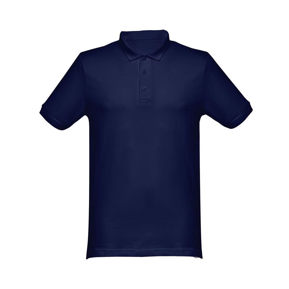 THC MONACO. Men's polo shirt - Navy Blue / L