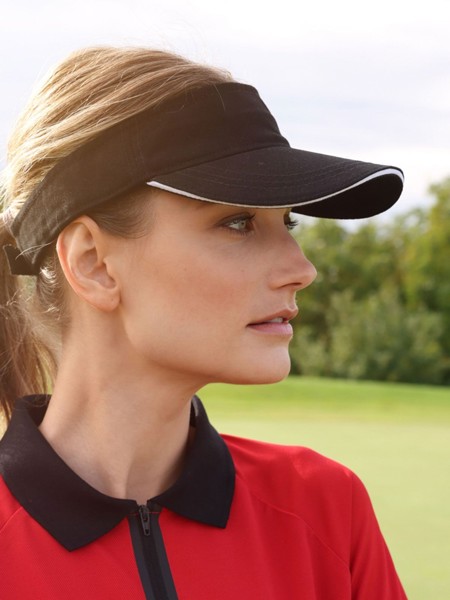 Sandwich Sunvisor - White / Navy