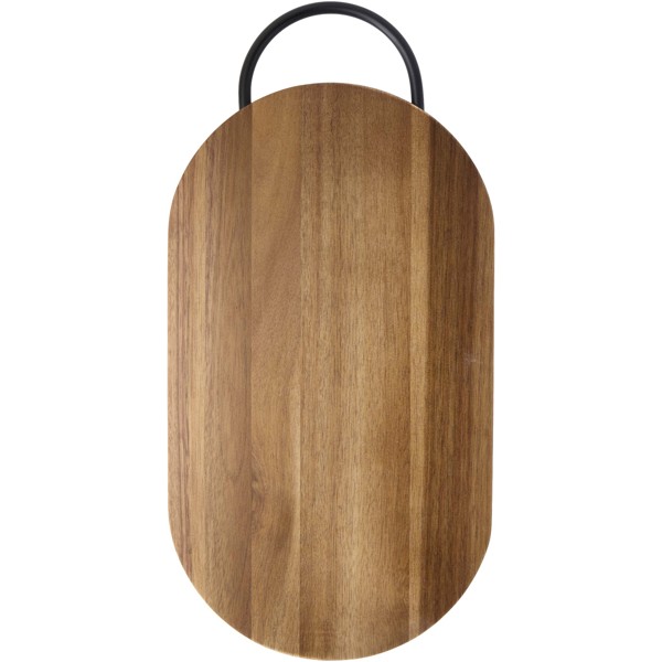 Planche à découper Prestige en acacia avec couteau à pain