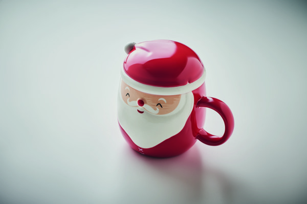 Caneca de cerâmica  370 ml Santa