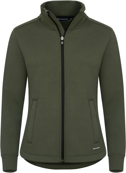 Ladies' Cardigan Cutter & Buck | Pemberton Cardigan Full Zip Women - Ivy Green / XS