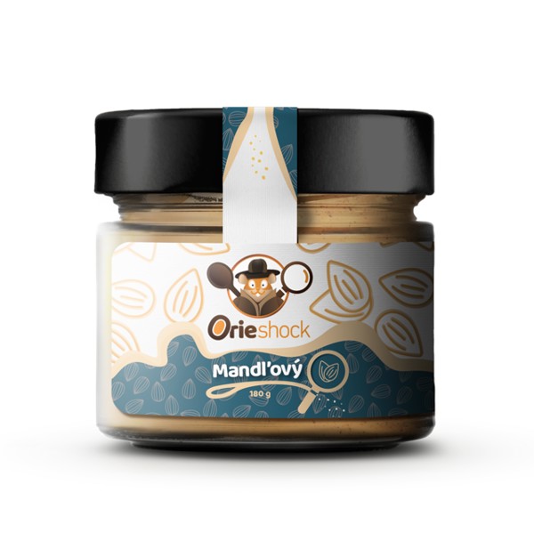 Orieshock Mandľový krém 180g 100% naturálny