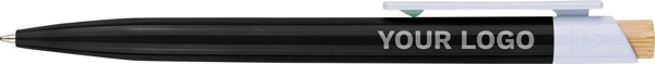 Recycled ABS ballpen Zian - wit