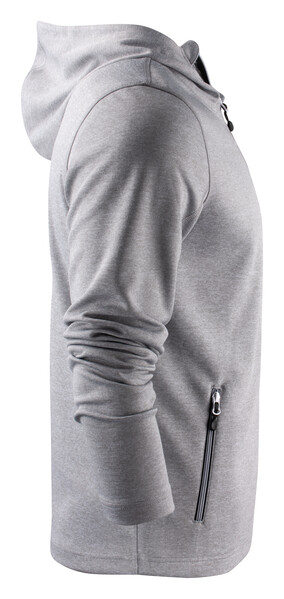 Layback Hooded Jacket Grey Melange 5XL
