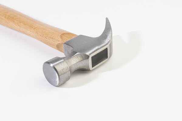 Wooden Claw Hammer Strike