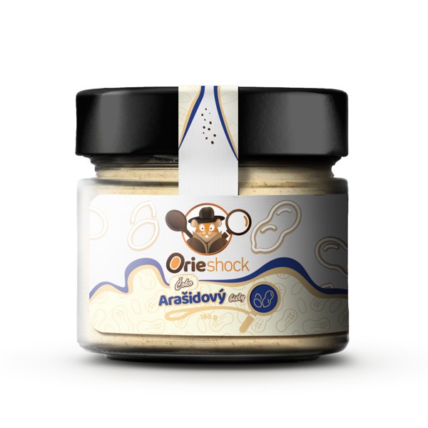 Orieshock Čoko Arašidový Biely 180g krém
