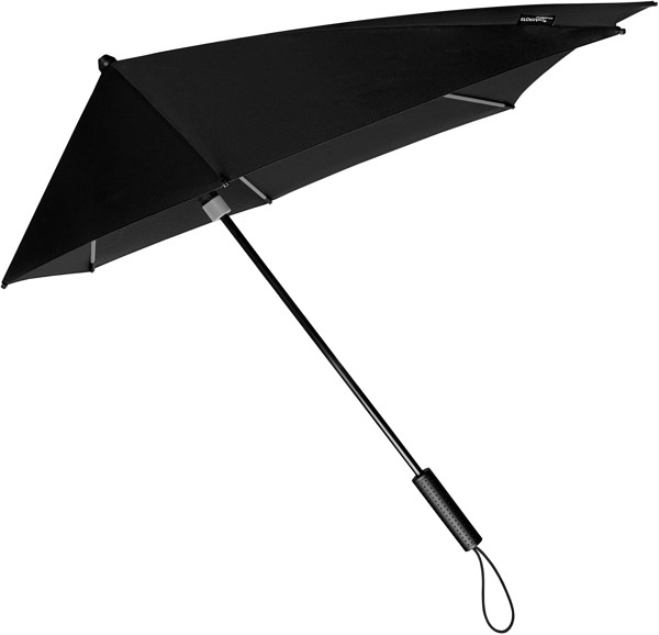 STORMaxi - Parapluie tempte arodynamique - Manuel - Impermable au vent -  92 cm - Noir / Gris