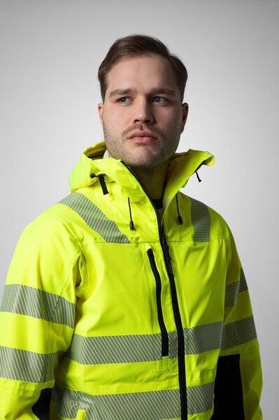 6416 Shell Jacket Yellow/black XS