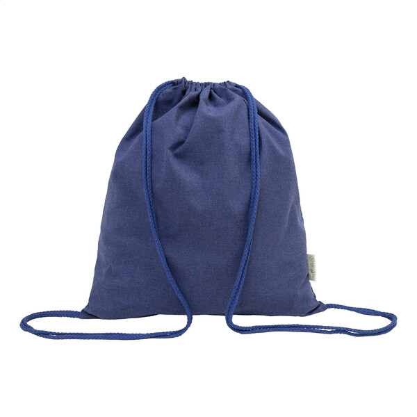 Sac piscine en coton recyclé Dropex - Bleu