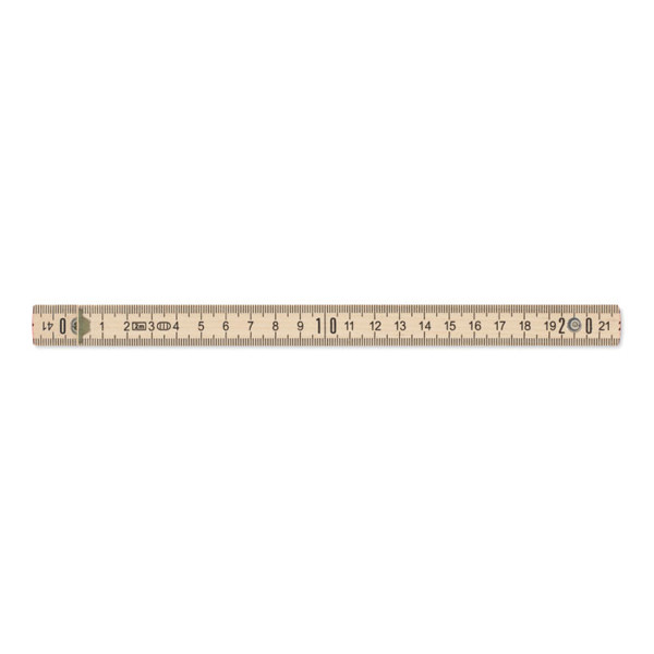 MB - Carpenter ruler in wood 2m Ara