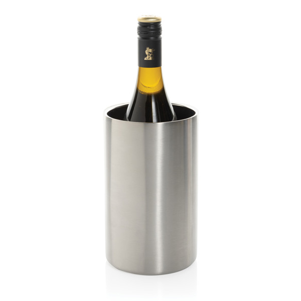 Vino RCS certified recycled stainless steel wine bucket - Silver