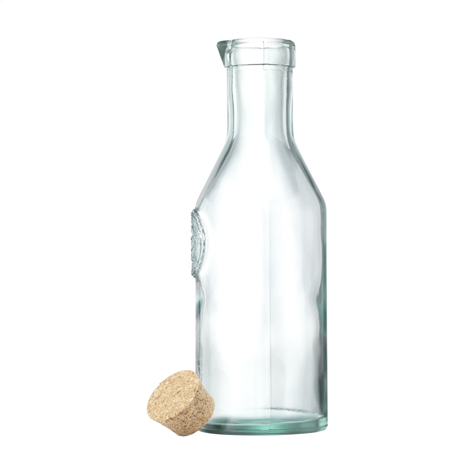 Ukiyo borosilicate glass carafe with bamboo lid 1.2L