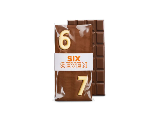 Mliečna čokoláda six-seven