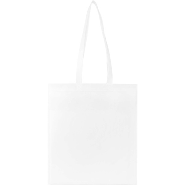 Sac shopping convention EcoSeal de 6 L non tissé en matériaux recyclés certifiés GRS - Blanc