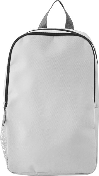Mochila térmica de poliéster Nicholas - White