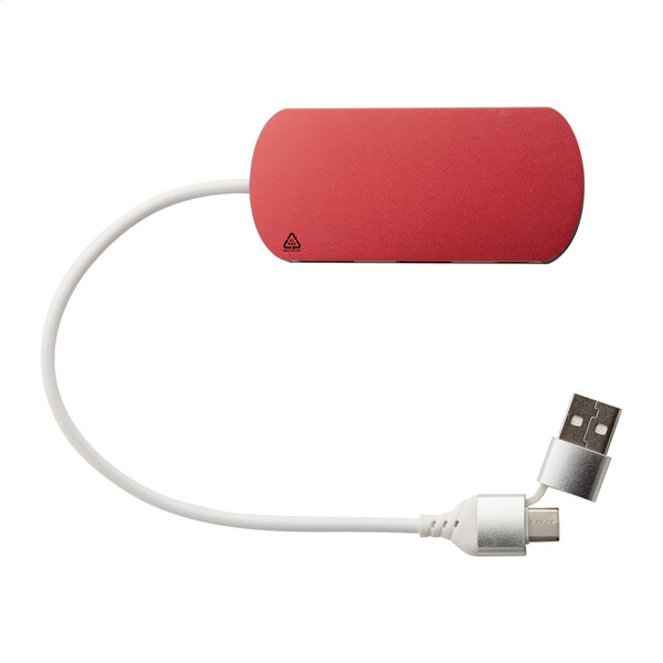 Usb Hub Raluhub - Red