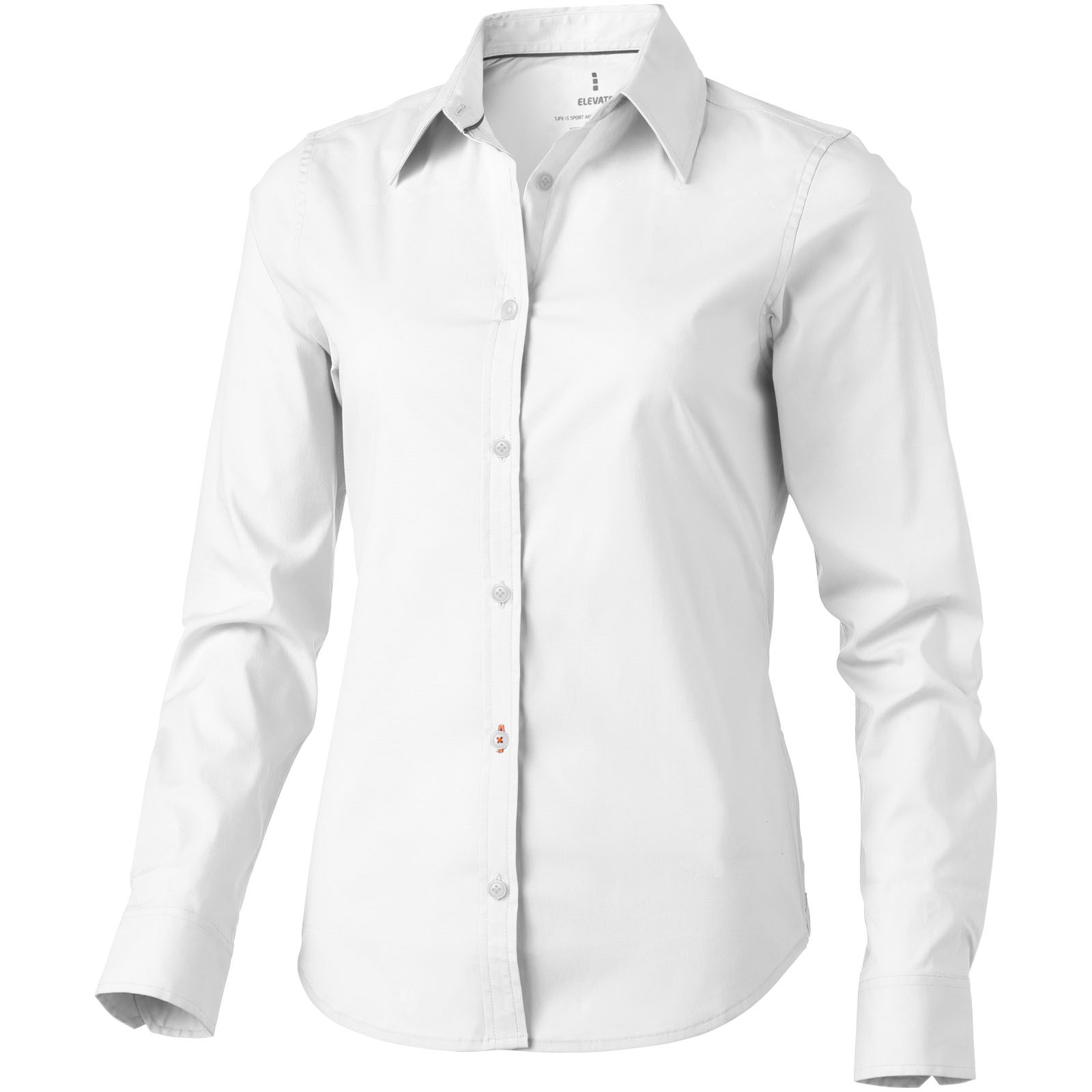 Camisa de manga larga de mujer "Hamilton" - Blanco / L