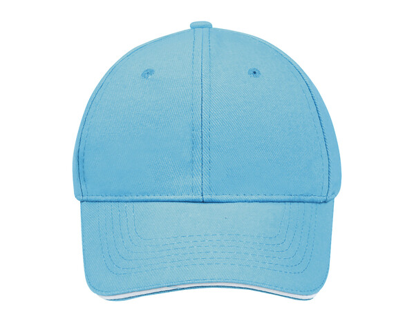 BONÉ BUFFALO AZUL TURQUESA/BRANCO