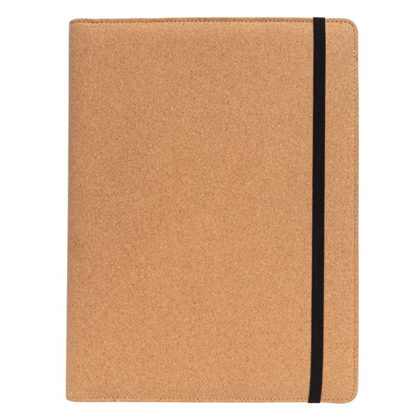 Xd Collection cork portfolio A4, recycled paper