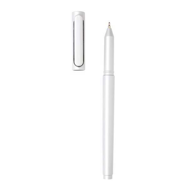 X6 cap pen with ultra glide ink - White