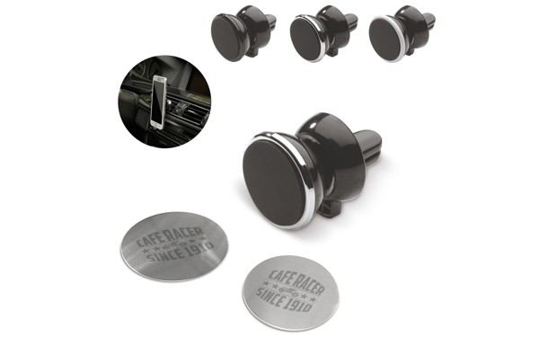 Air vent holder magnetic - Black / White