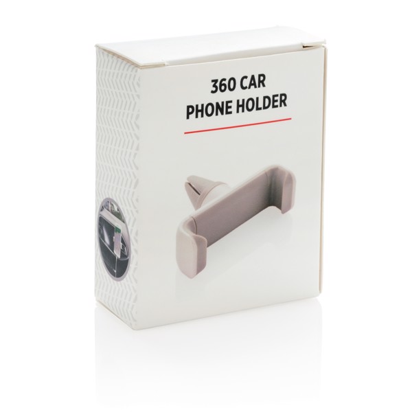 360 car phone holder - White
