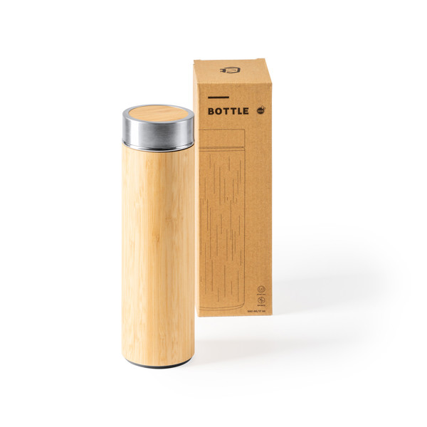Personalised Tritan water bottle 650 ml with lid and integrated carry handle