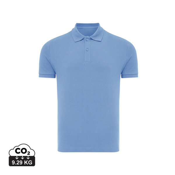 Polo tričko IQONIQ Yosemite z recykl. bavlny - Moon Blue / XL