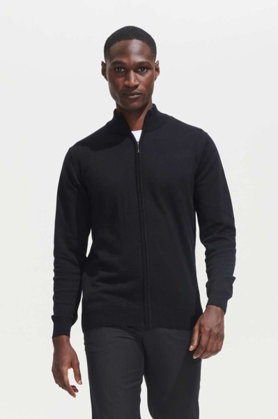 Sol's Gordon Men Zipped Knitted Cardigan - M
