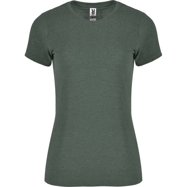 Fox Woman T-Shirt - Heather Bottle Green / XXL