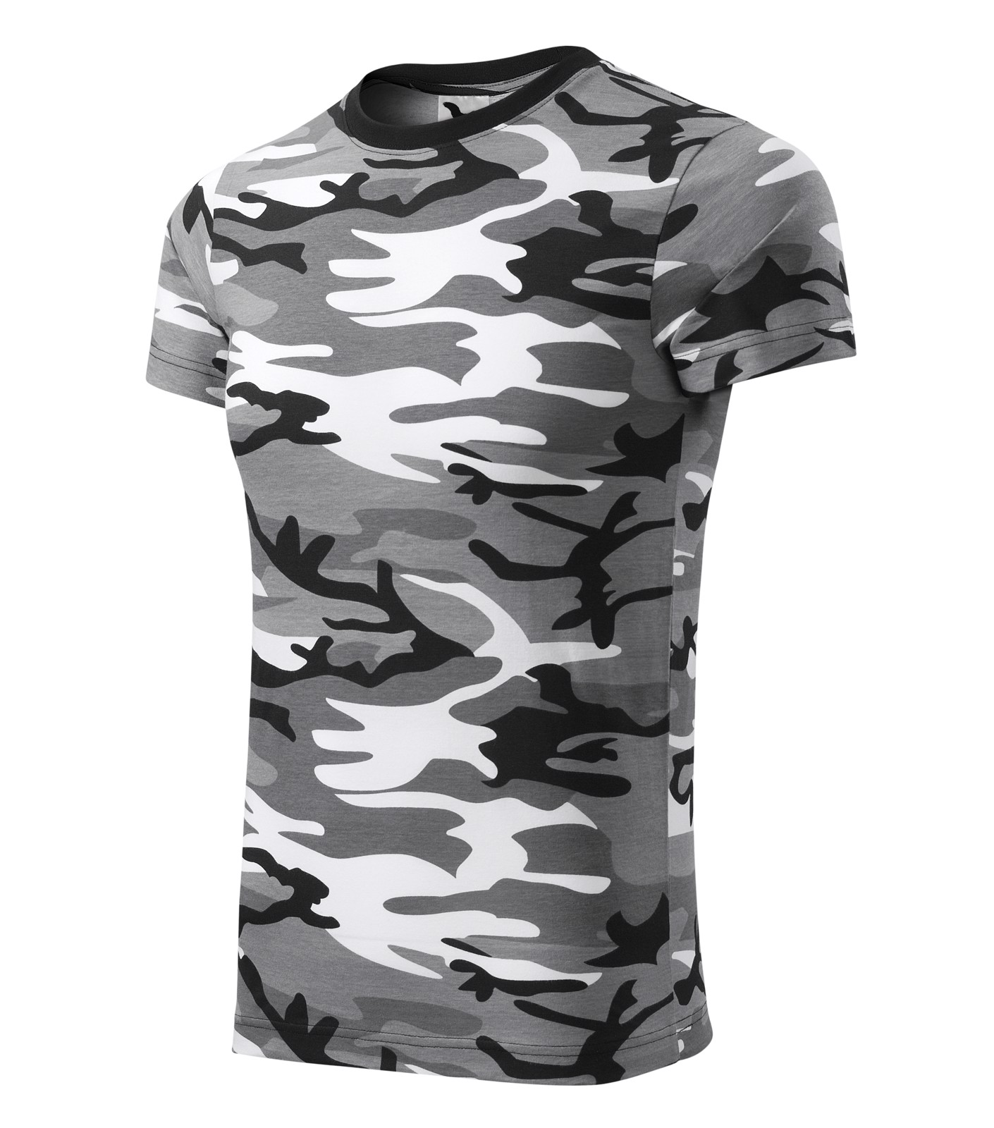 Tričko unisex Malfini Camouflage - Camouflage Gray / S