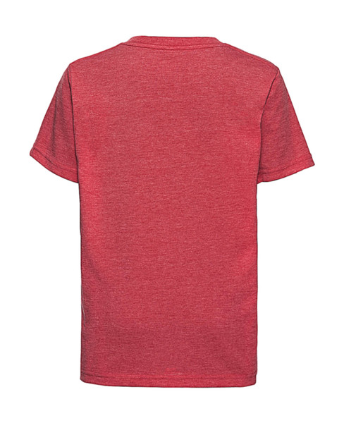 Boys V-Neck Hd Tee - Red Marl / M (116/5-6)