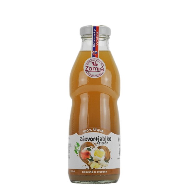 NFC 100% šťava ZÁZVOR-JABLKO-CITRÓN 500ml