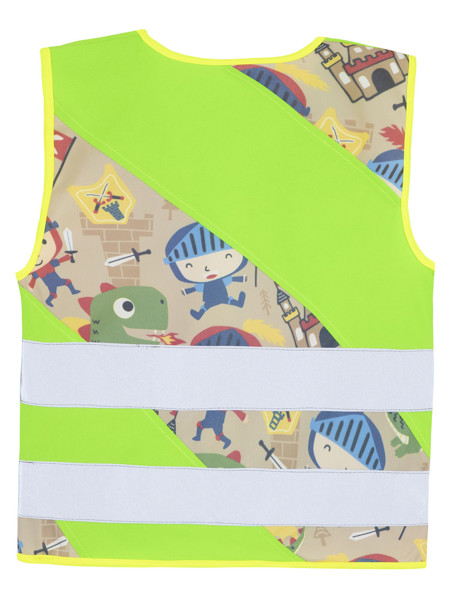 Children's Safety Vest Action - Neon Green / XS