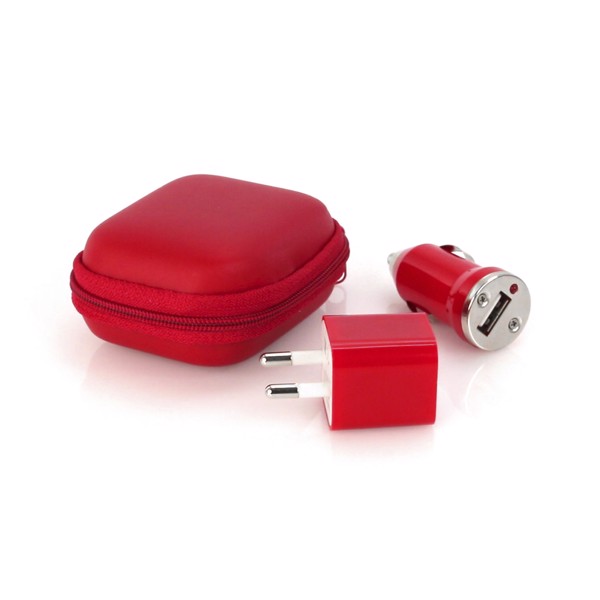 Set Carregador USB Canox - Orange