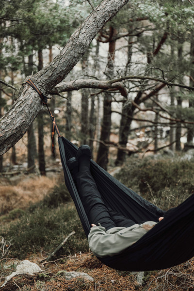 Venkovní houpací síť Nordic Drift Trail s GRS