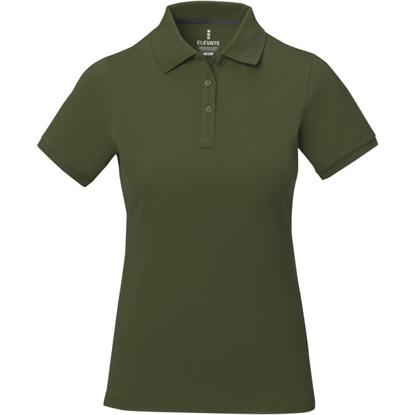 Polo manches courtes femme Calgary - Vert militaire / XL