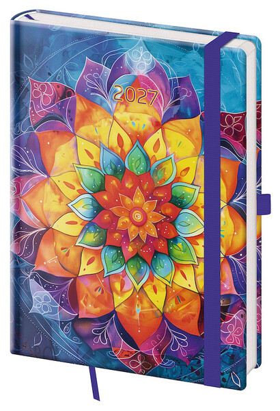 Týdenní diář Vario 2027, A5 - Mandala