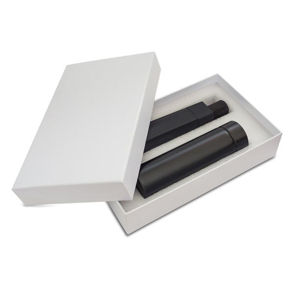 Monaco Thermo Mug with Umbrella Gift Set - Mix