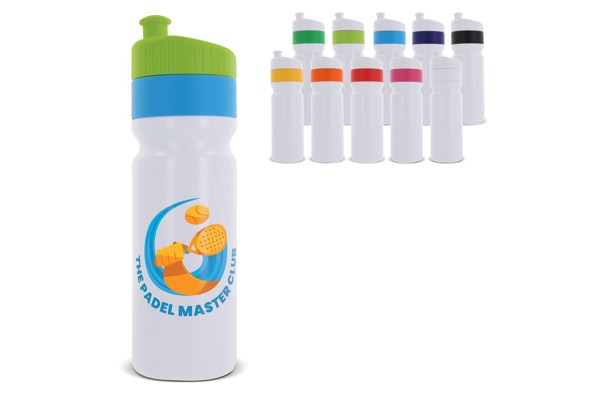 Toppoint športna steklenica, 750 ml neprepustna - Bela / bela