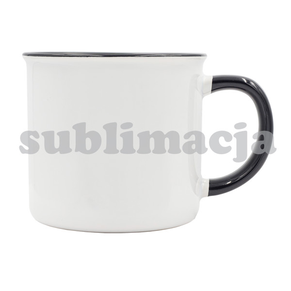 400 ml Ars mug with sublimation coating - Black