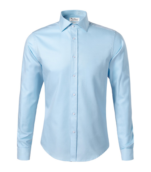 Košile Pánská Malfini Premium® Journey - Slant Blue/White / M