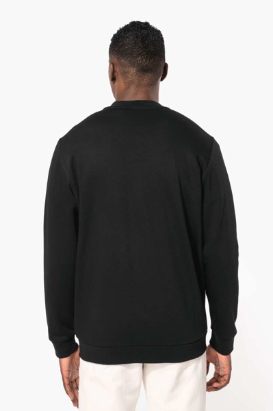 Full Zip Fleece Sweatshirt - Black / 4XL